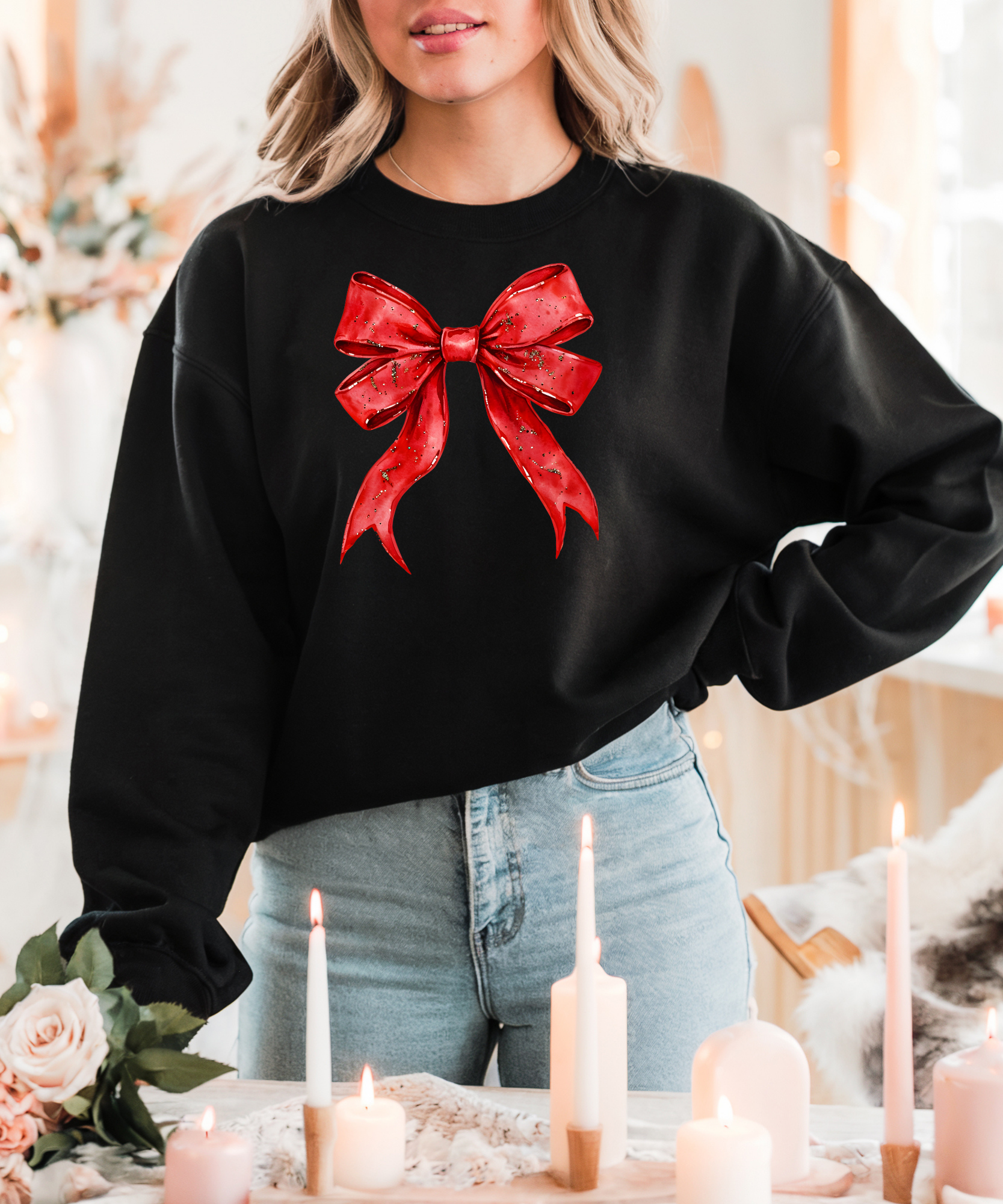 Preppy Red Bow image 1